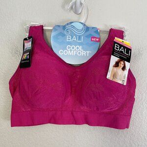 Bali Cool Comfort Wirefree Bra Medium Magenta‎